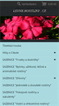 Mobile Screenshot of levnerostliny.cz