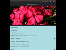 Tablet Screenshot of levnerostliny.cz
